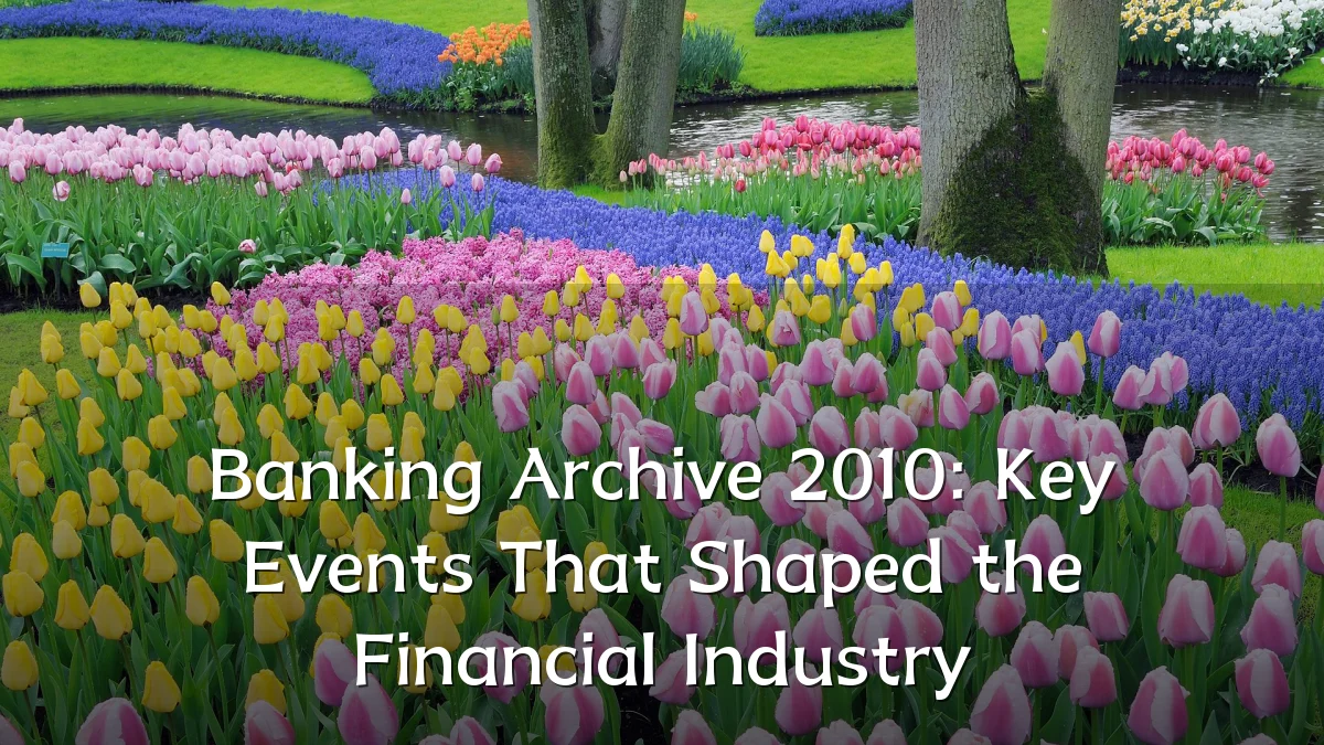 Banking Archive 2010: Key Events That Shaped the Financial Industry