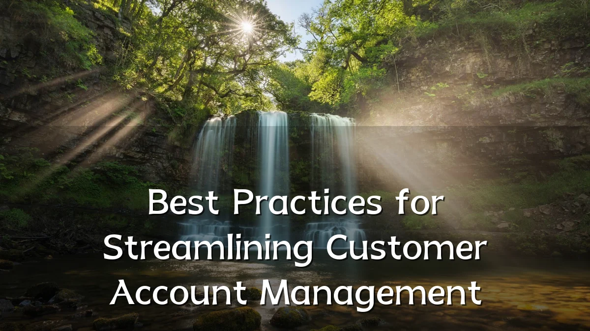 Best Practices for Streamlining Customer Account Management