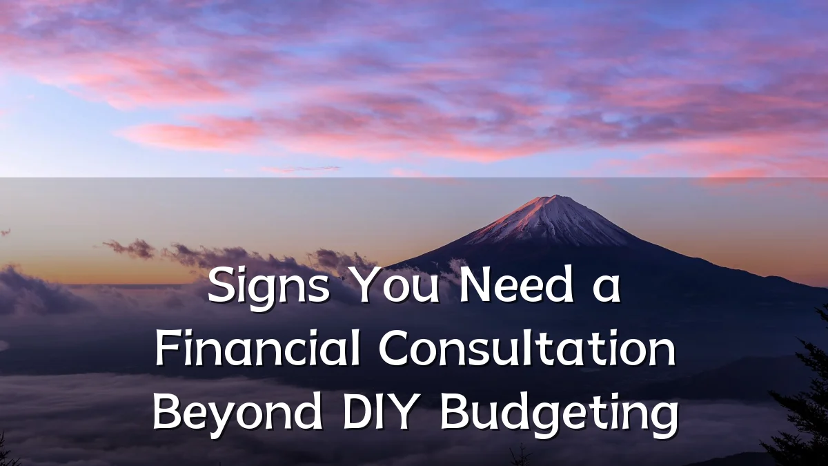 Signs You Need a Financial Consultation Beyond DIY Budgeting