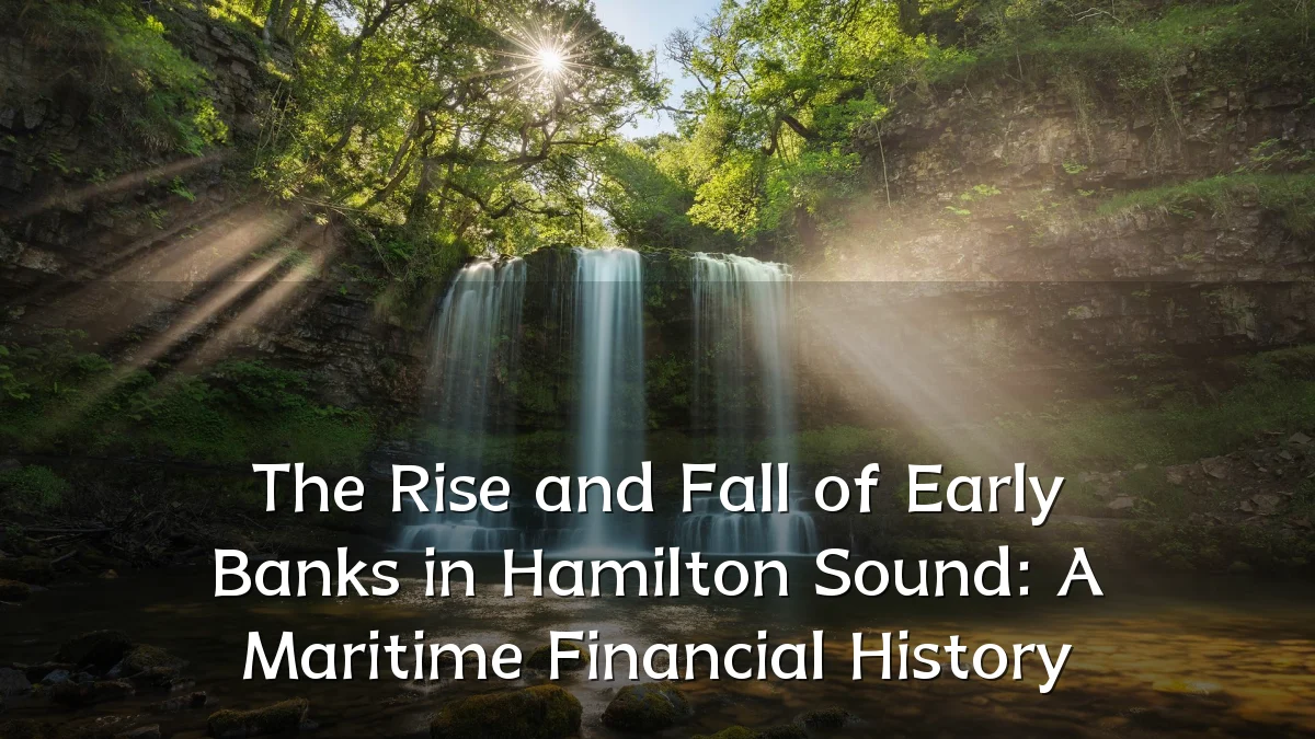 The Rise and Fall of Early Banks in Hamilton Sound: A Maritime Financial History