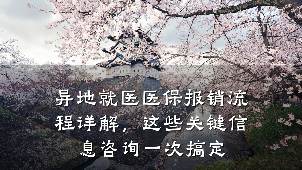 异地就医医保报销流程详解,这些关键信息咨询一次搞定
