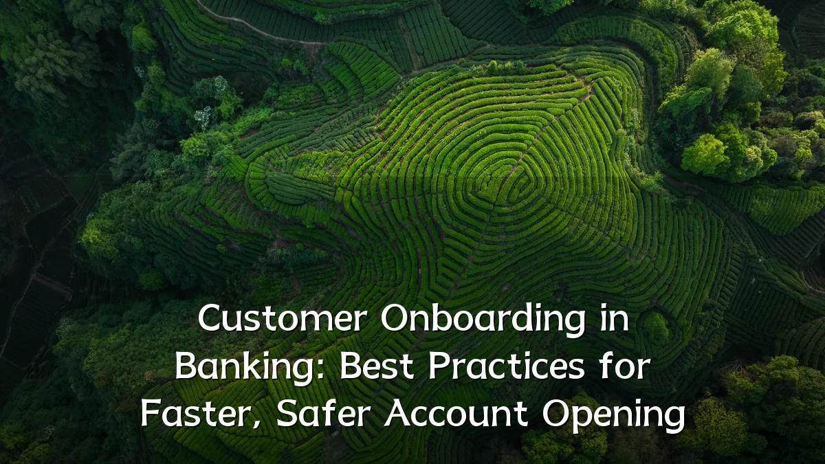 Customer Onboarding in Banking: Best Practices for Faster, Safer Account Opening