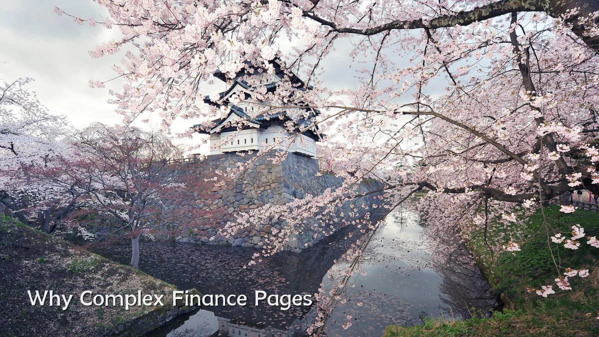 Why Complex Finance Pages